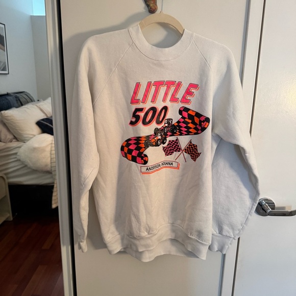 VINTAGE little 500 race sweatshirt - Picture 1 of 4